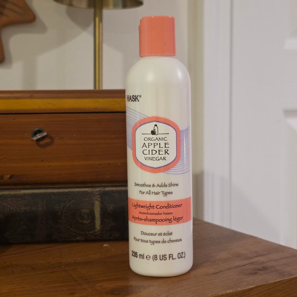 Hask Organic Apple Cider Vinegar Lightweight Conditioner 8 Oz for All Hair Types